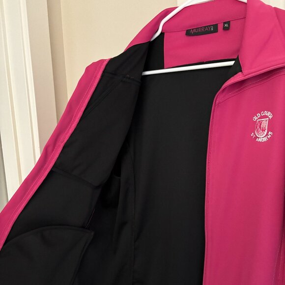 Women's Murray Golf St. Andrew's Old Course Zip-Up Midlayer Jacket Outerwear XL - Picture 10 of 14